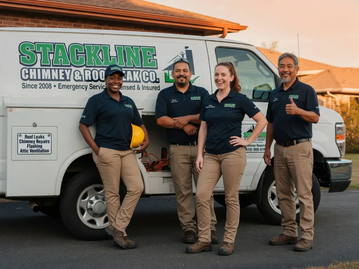 Chimney flashing repair company in Barton, OH